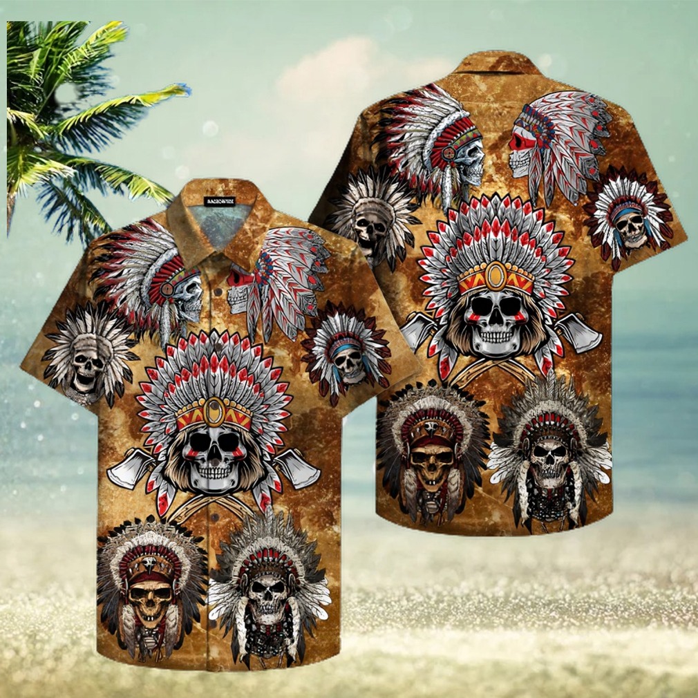 Native Skull Hawaiian Shirt Unisex Adult - Limotees