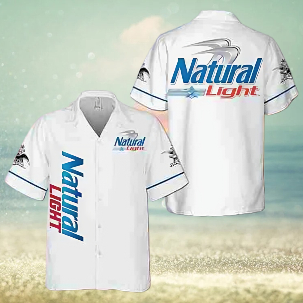 Natural Light Beer Summer Hawaiian Shirt - Limotees