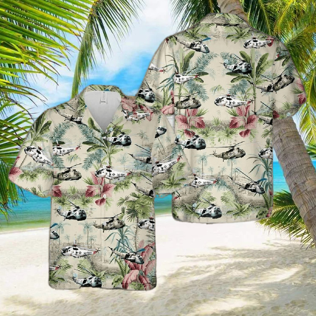 Navy Sikorsky Sh 3 Sea King Hawaiian Shirt - Limotees