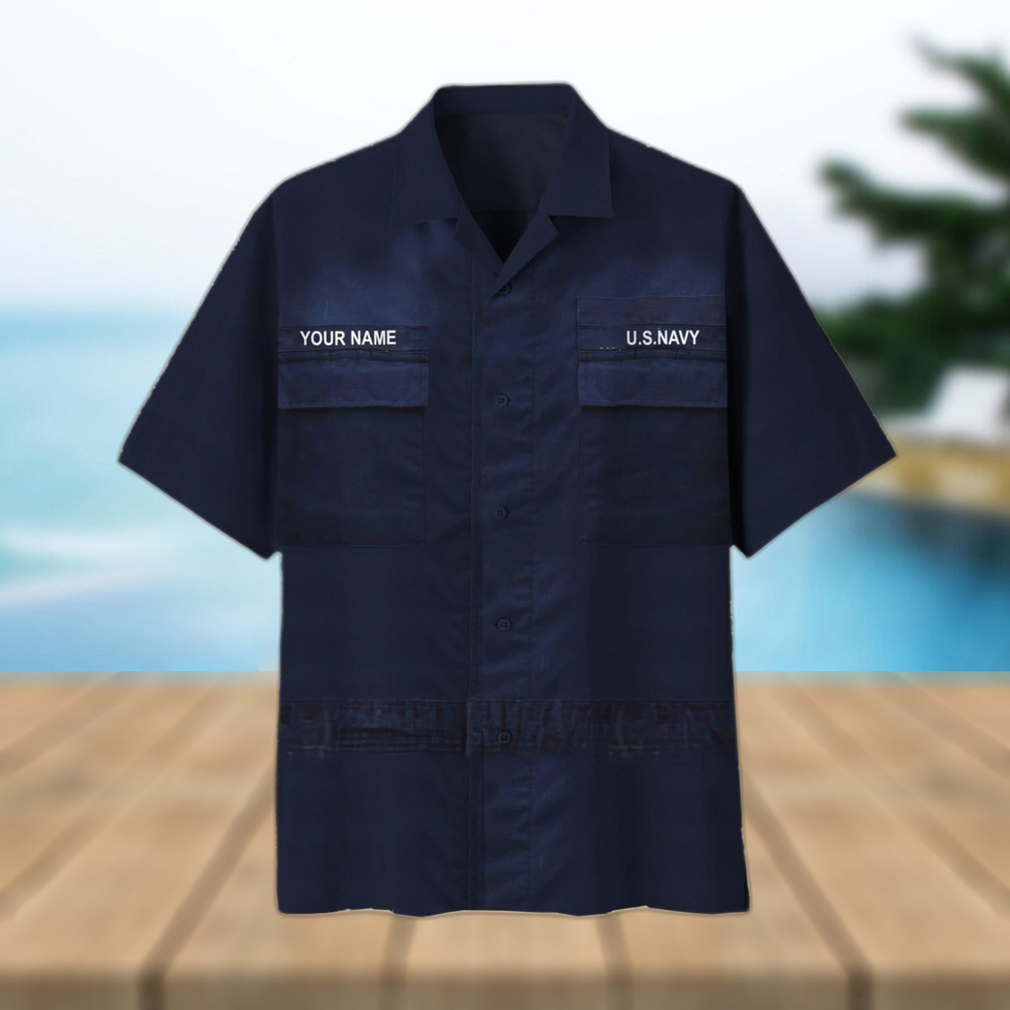 Navy3 Custom Name US Veteran Hawaii Shirt Gift For Men And Women - Limotees