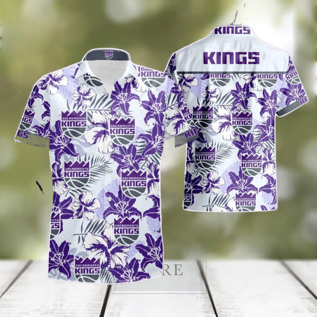 Nba Sacramento Kings Hawaiian Shirt Short - Limotees