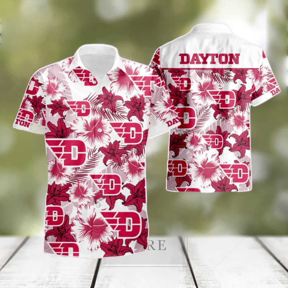 Ncaa Dayton Flyers Hawaiian Shirt Short - Limotees