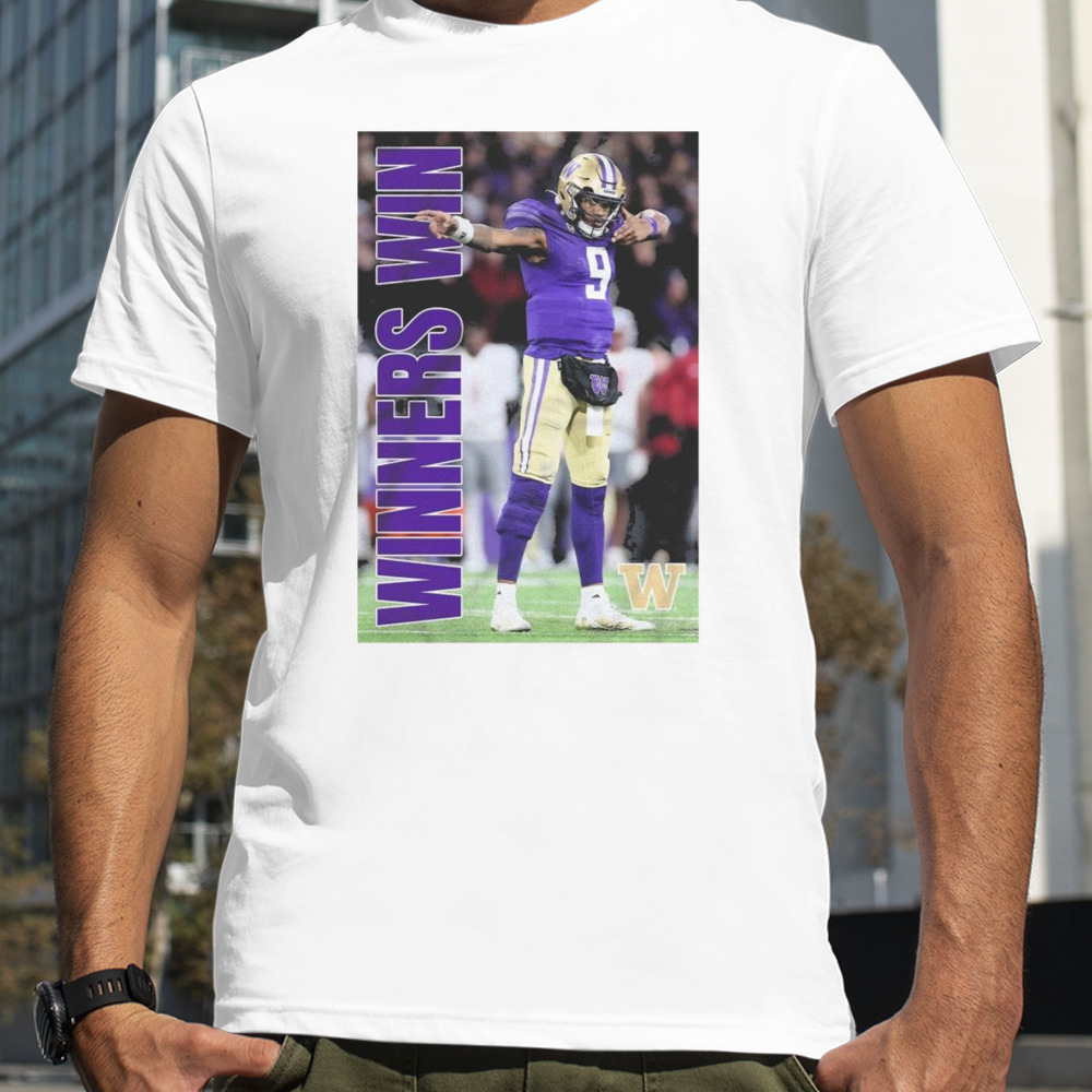 Washington Huskies Michael Penix Jr Winners Win Photo 2023 shirt