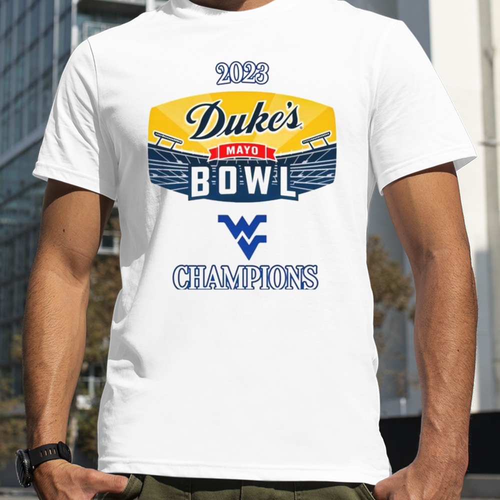 West Virginia 2023 Duke’s Mayo Bowl Champions Shirt