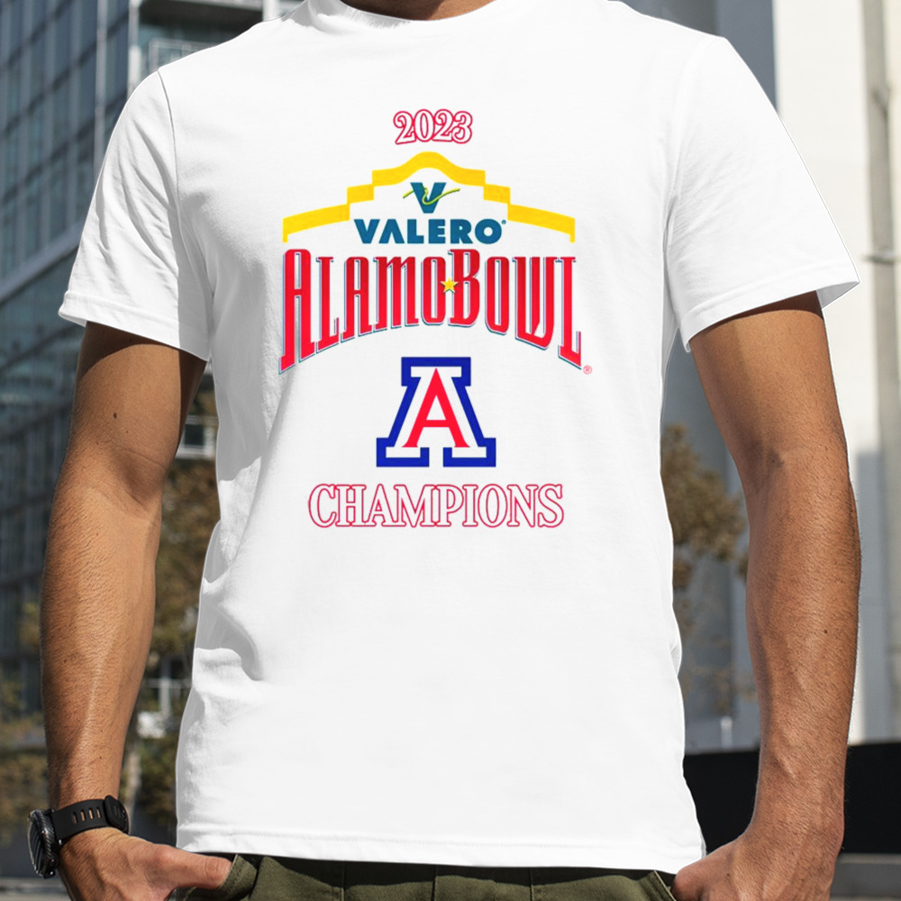 2023 Valero Alamo Bowl Champions Arizona Wildcats Football Shirt