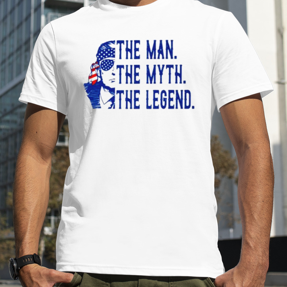 Donald Trump The man the myth the legend USA flag shirt