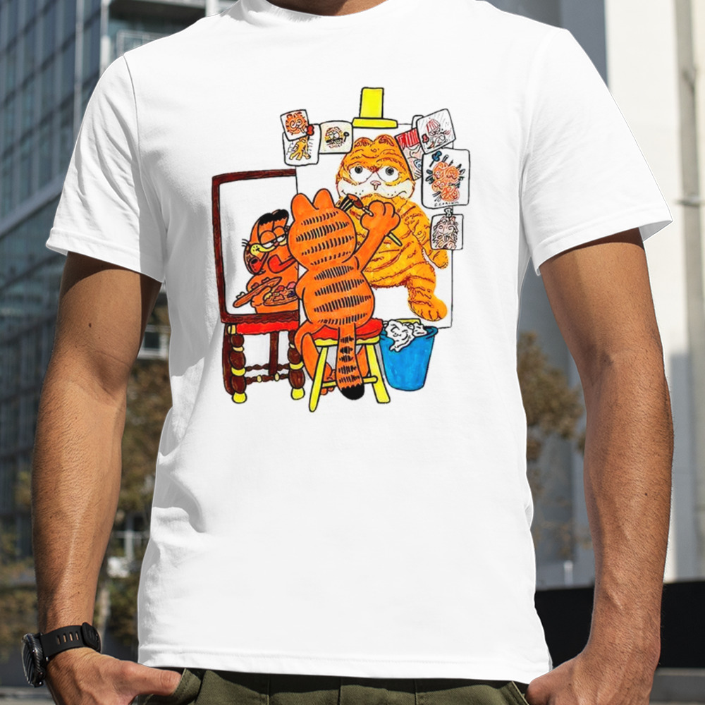 Garfield Portrait Of The Artist Shirt