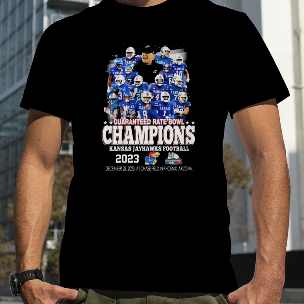 Guaranteed Rate Bowl Champions Kansas Jayhawks Football 2023 Shirt