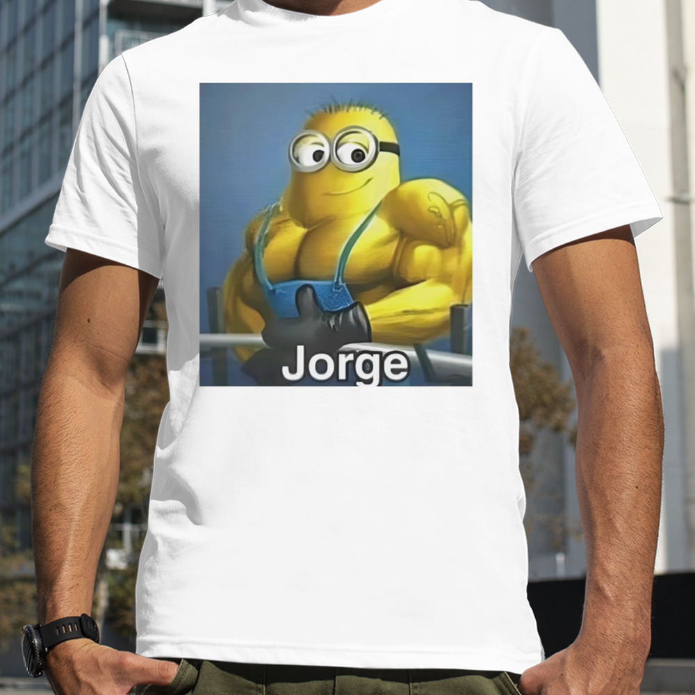 Jorge Minion gym shirt