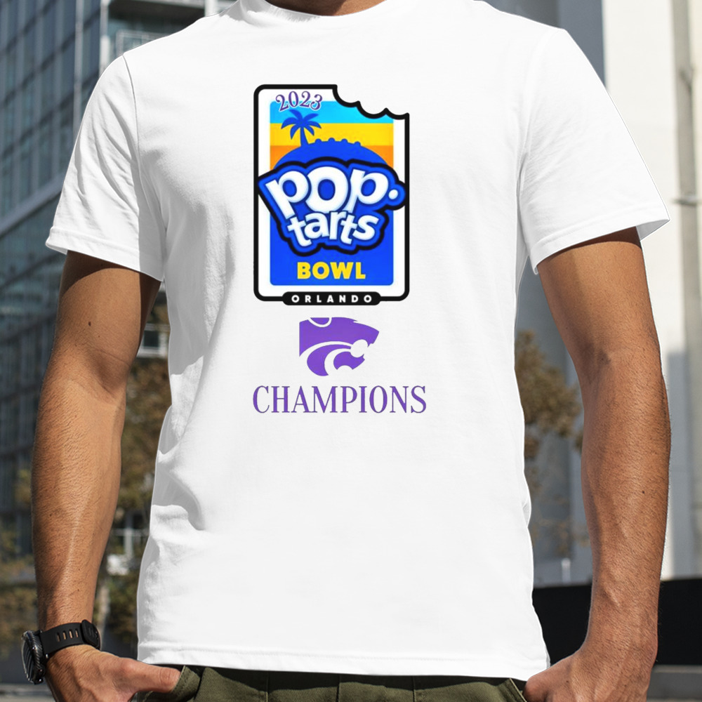 Kansas State Wildcats Football 2023 Pop-tarts Bowl Champions Shirt