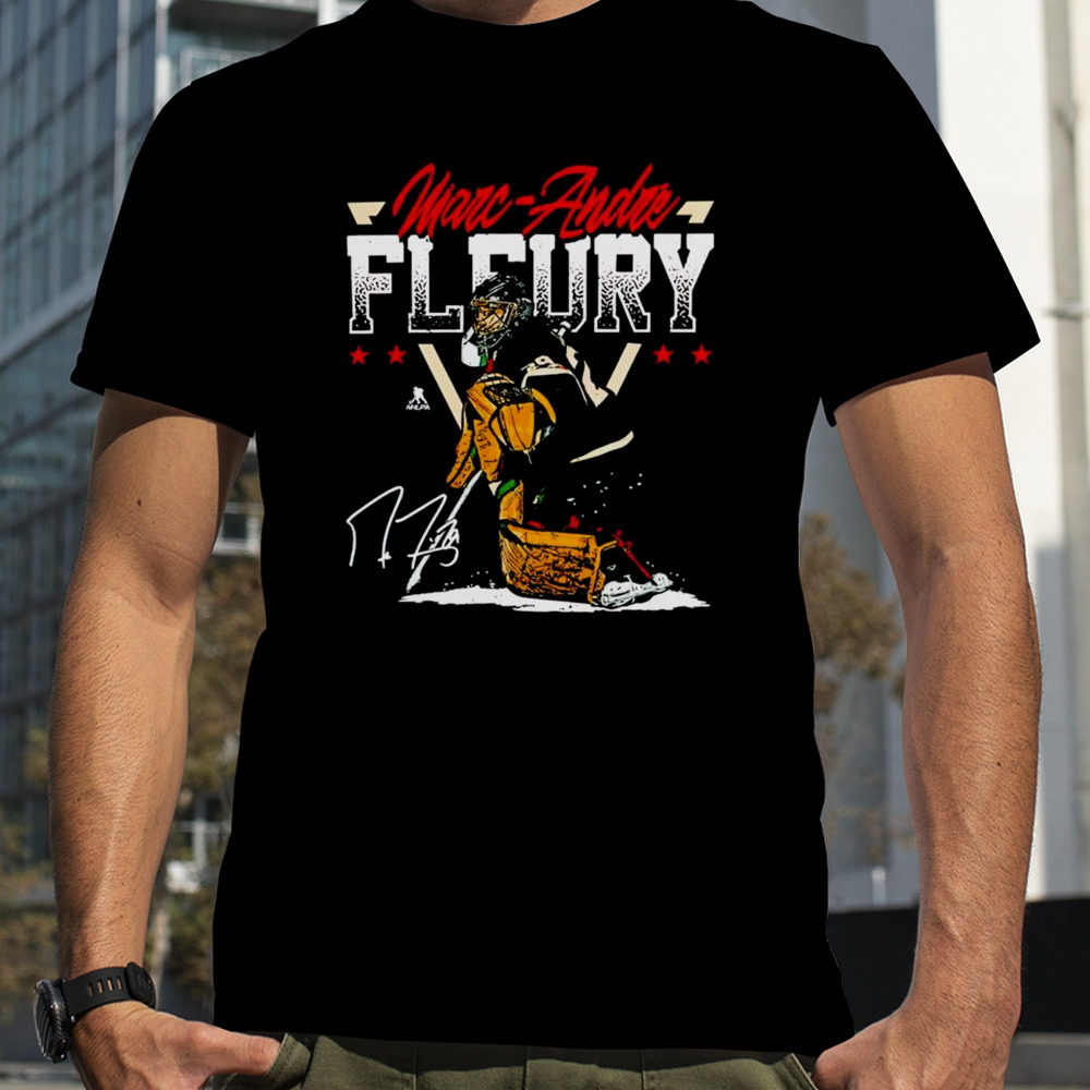 Marc Andre Fleury Minnesota Wild signature vintage shirt