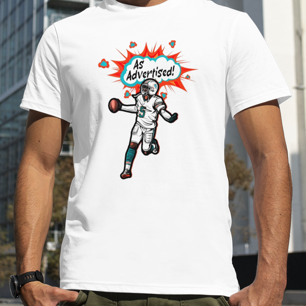 Miami Dolphins as advertised shirt