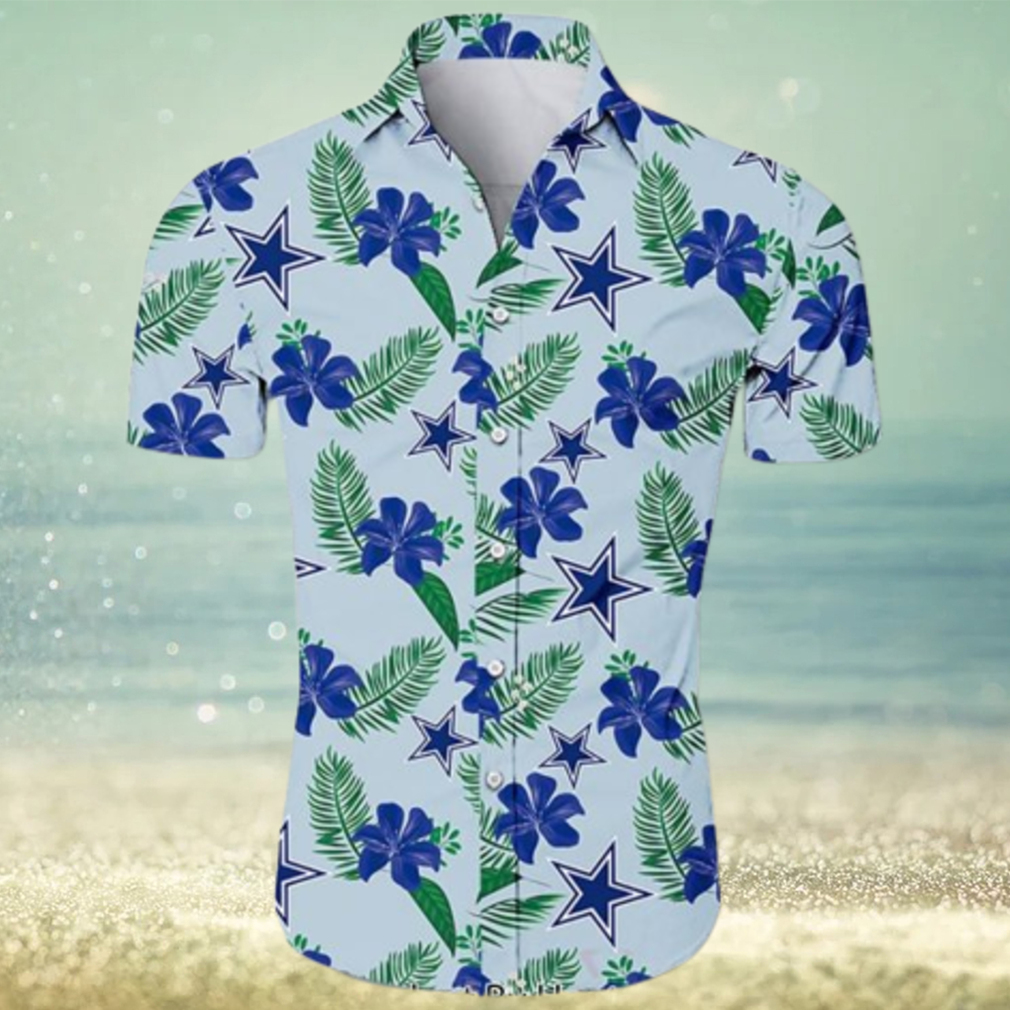 NEW FASHION 2023 Dallas Cowboys Hawaiian Shirt Tropical Flower summer - Limotees