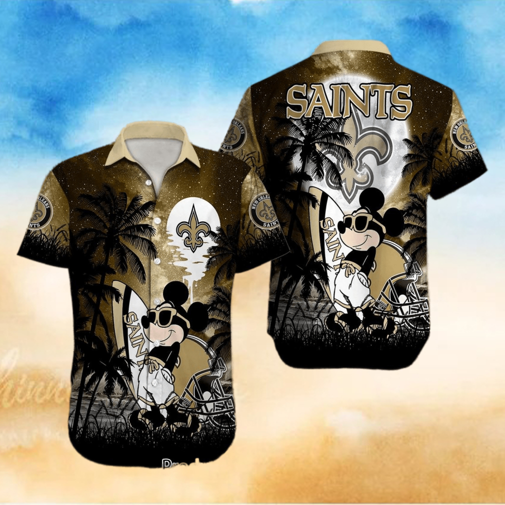 NEW FASHION NFL New Orleans Saints Hawaiian Shirt - Limotees