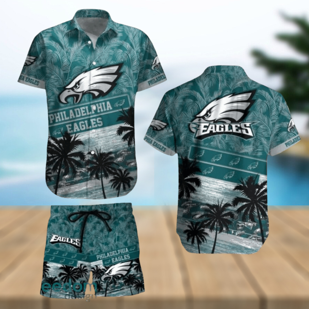 NFL 1 Philadelphia Eagles Tropical Combo Hawaiian And Short - Limotees