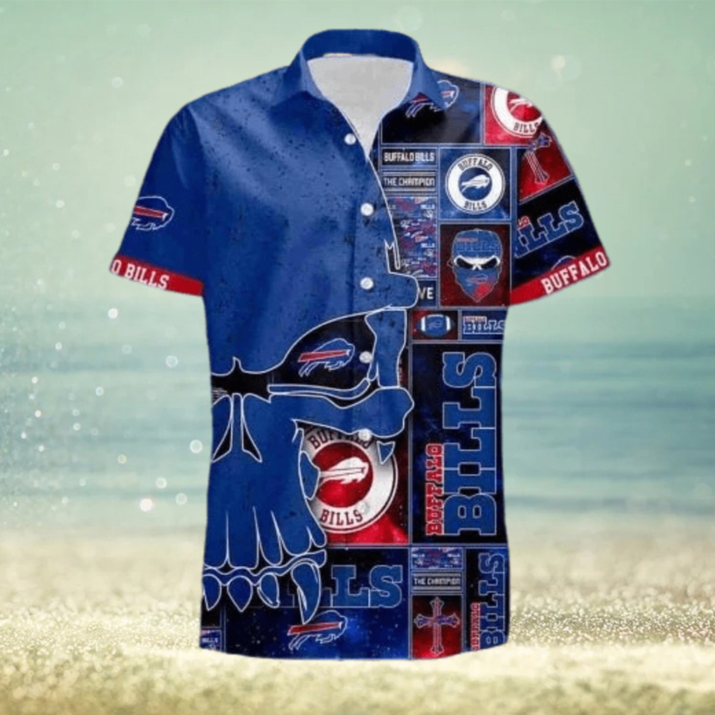 NFL Buffalo Bills Hawaiian Shirt Aloha Shirt Tropical Flower - Limotees