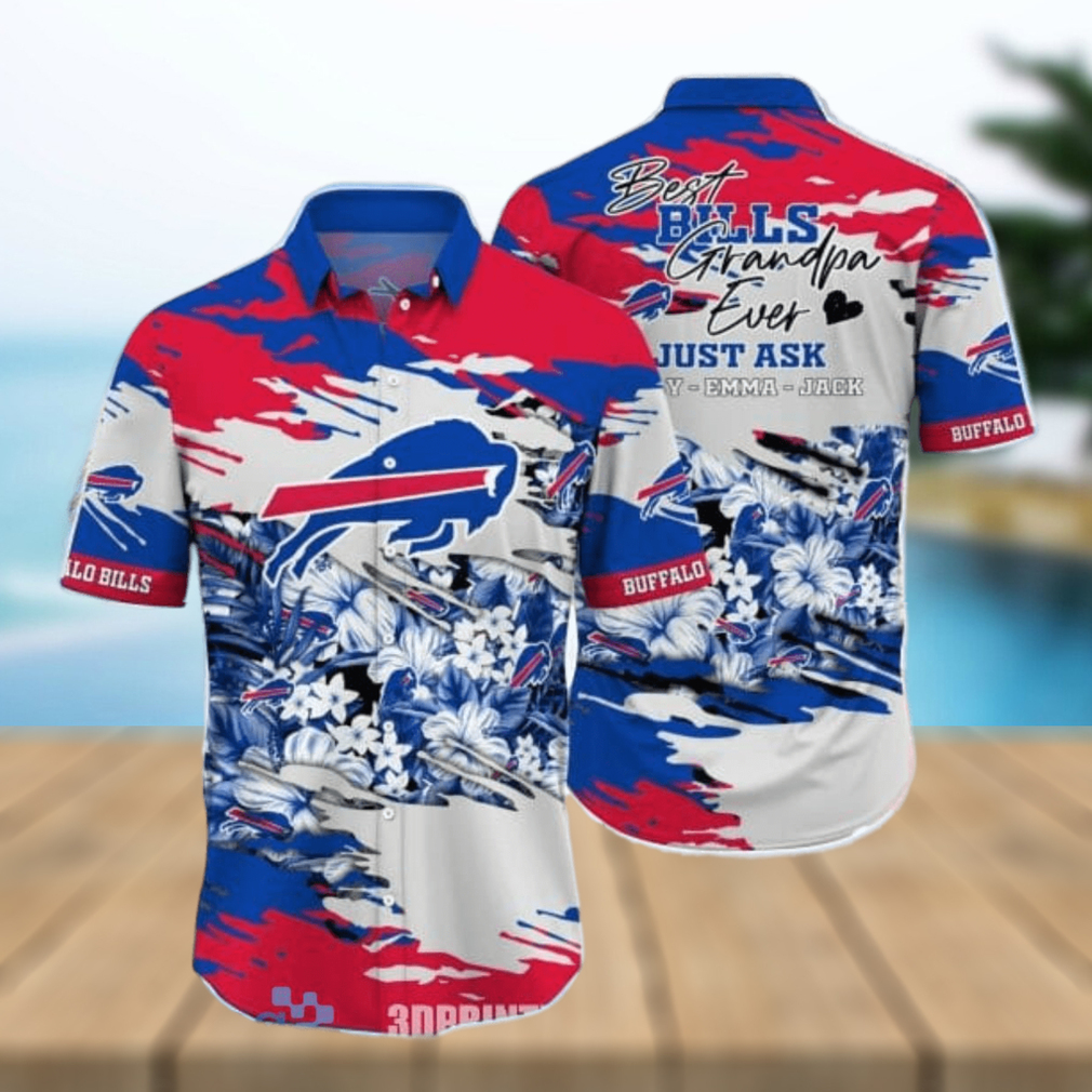 NFL Buffalo Bills Hawaiian Shirt Beach Best Gift - Limotees