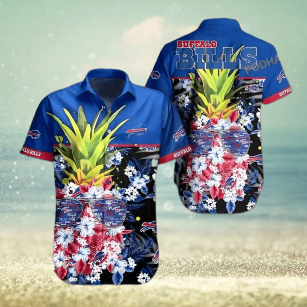 NFL Buffalo Bills Hawaiian Shirt Pineapple Pattern Beach Gift For Friend - Limotees