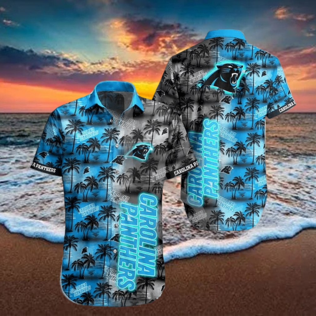 NFL Carolina Panthers Aloha Hawaiian Shirt - Limotees