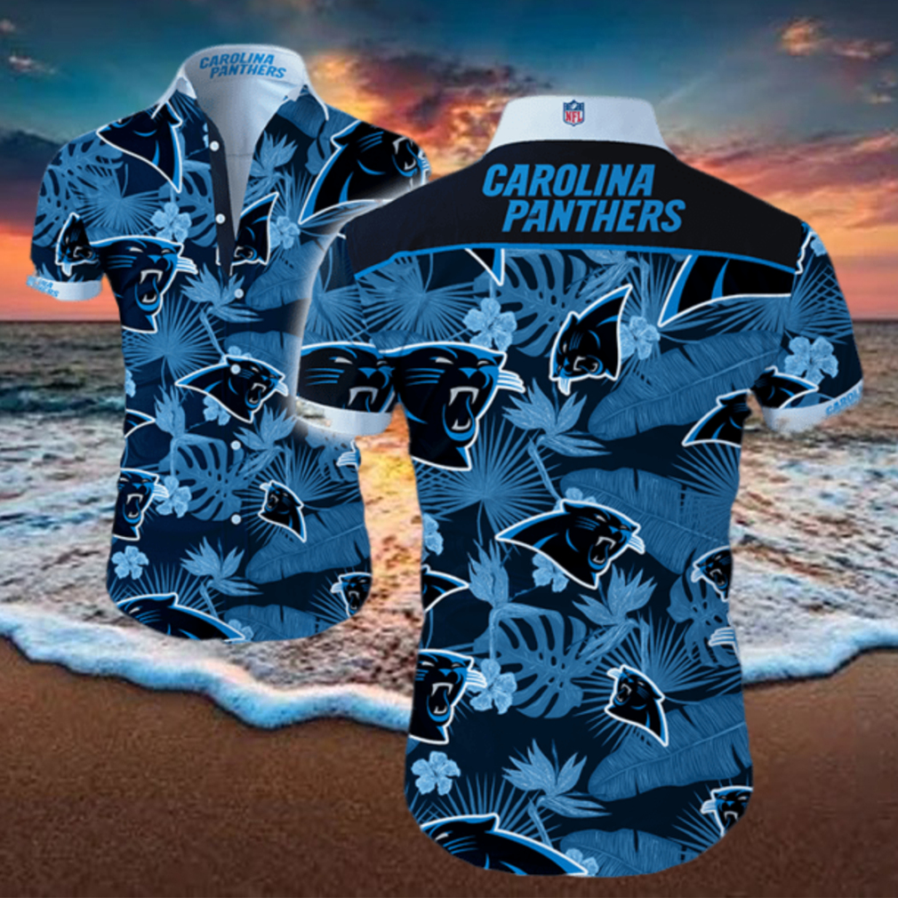 NFL Carolina Panthers Hawaiian Shirts For Men - Limotees