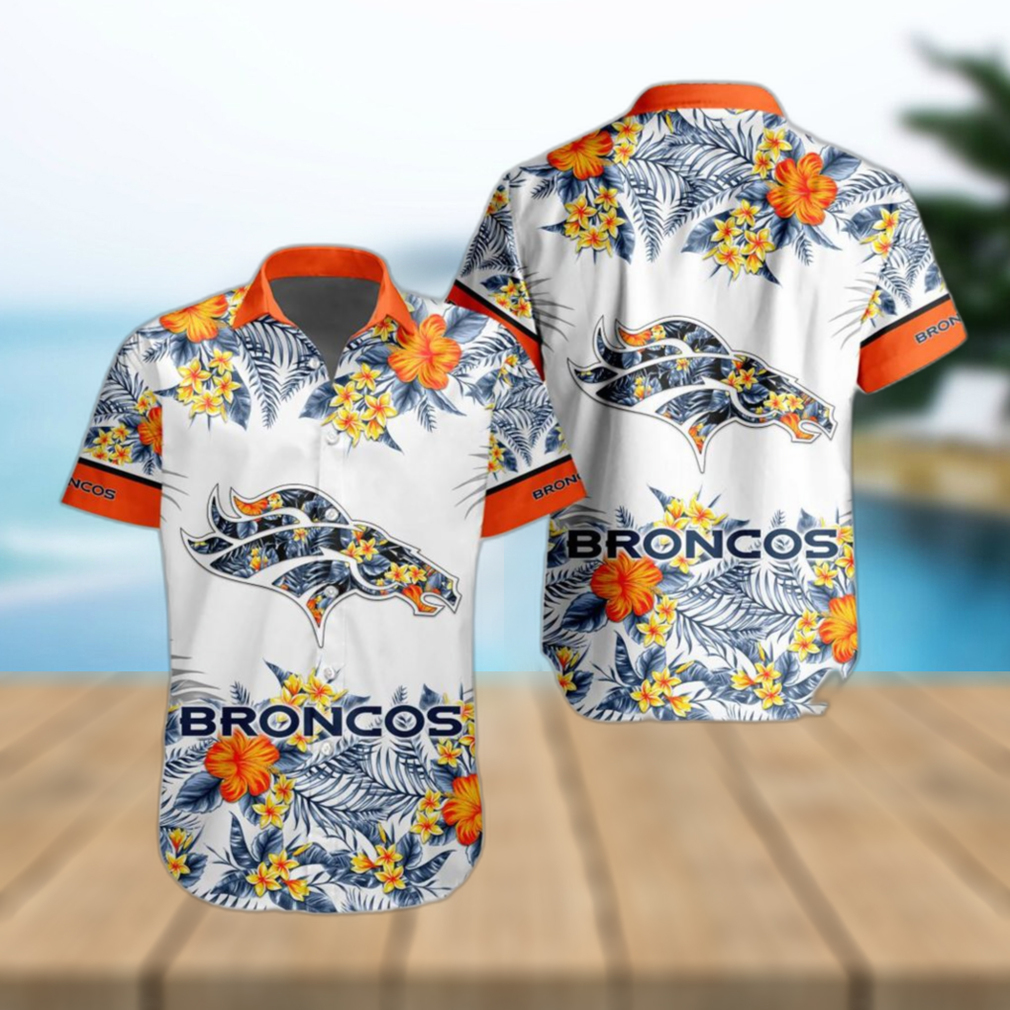 NFL Denver Broncos Hawaiian Shirt Special Floral Tropical Team Spirit - Limotees