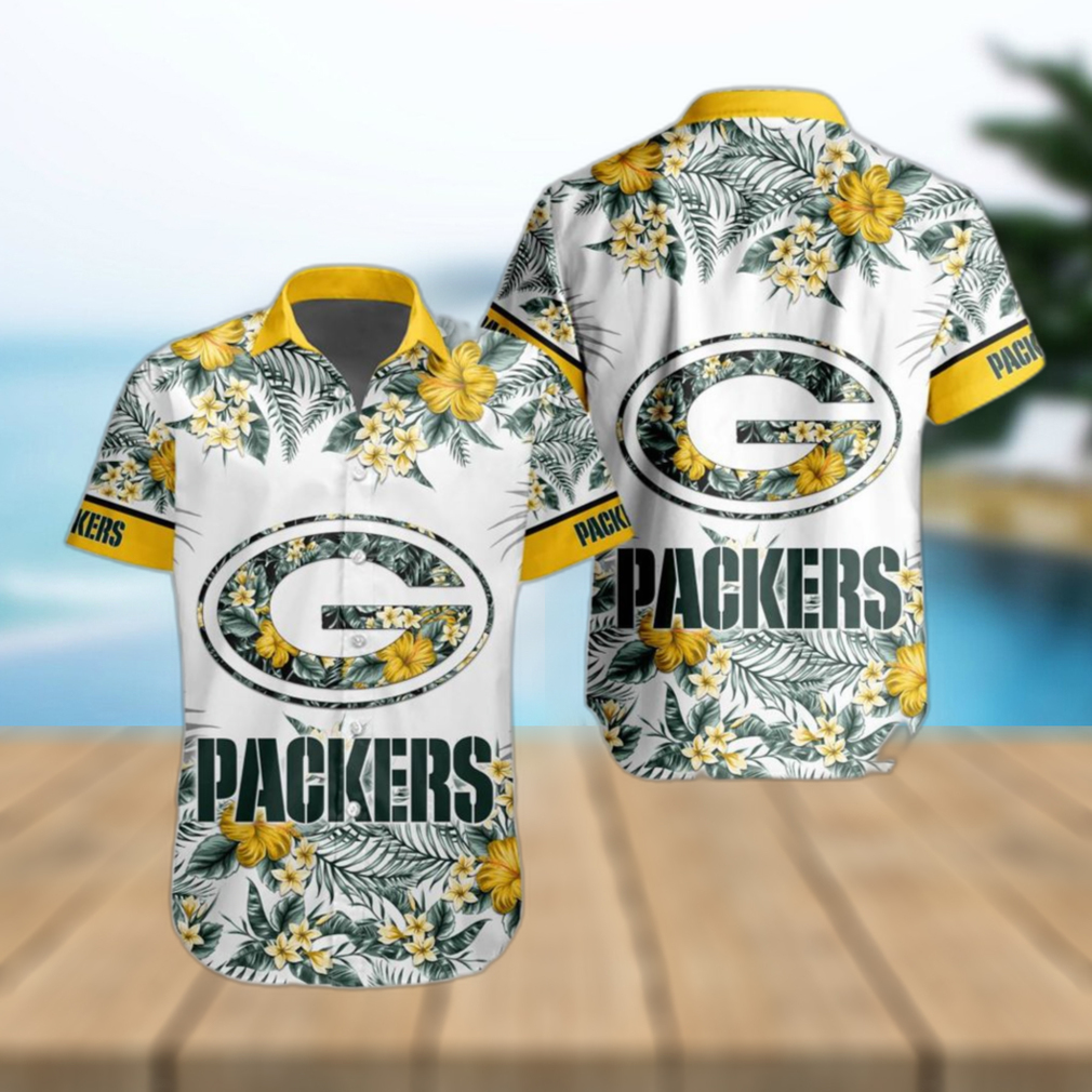 NFL Green Bay Packers Hawaiian Shirt Special Floral Tropical Team Spirit - Limotees