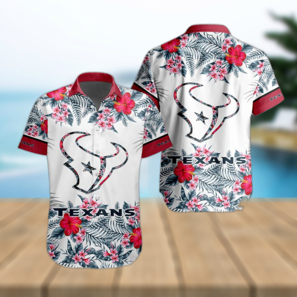 NFL Houston Texans Hawaiian Shirt Special Floral Tropical Team Spirit - Limotees