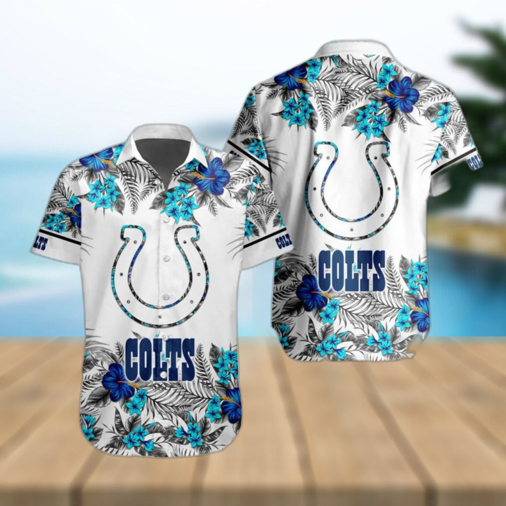 NFL Indianapolis Colts Hawaiian Shirt Special Floral Tropical Team Spirit - Limotees