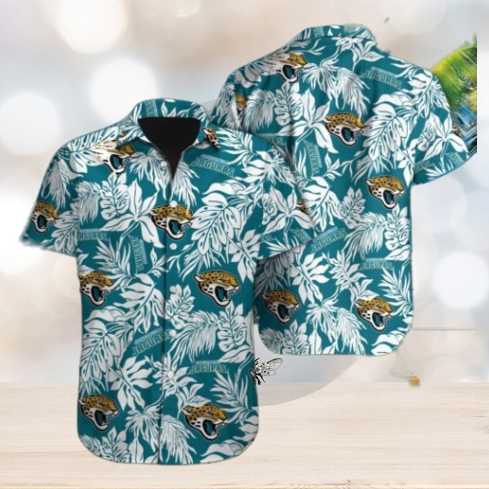 NFL Jacksonville Jaguars Tropical Leafs Hawaiian Shirt - Limotees