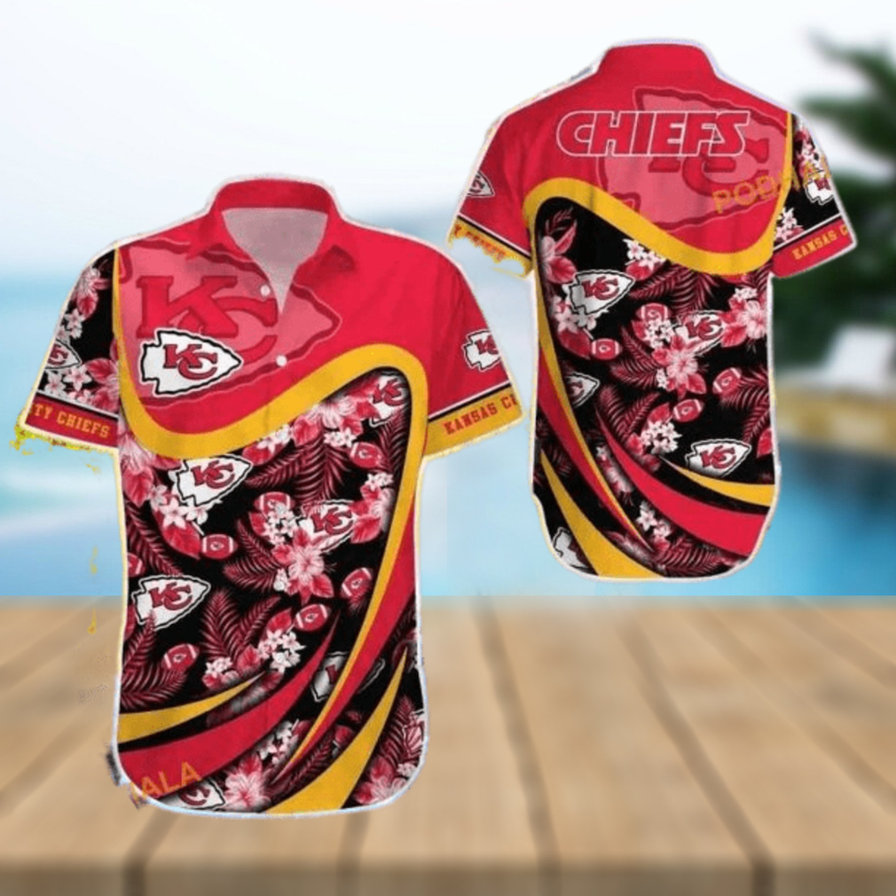 NFL Kansas City Chiefs Hawaiian Shirt Beach Gift For Friend Aloha Shirt - Limotees