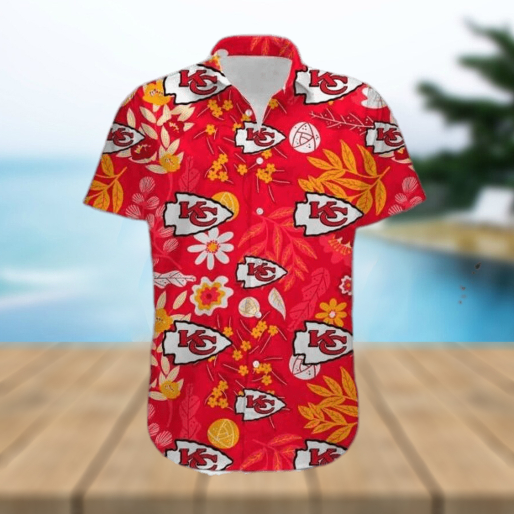 NFL Kansas City Chiefs Hawaiian Shirt Football Fans Aloha Shirt - Limotees