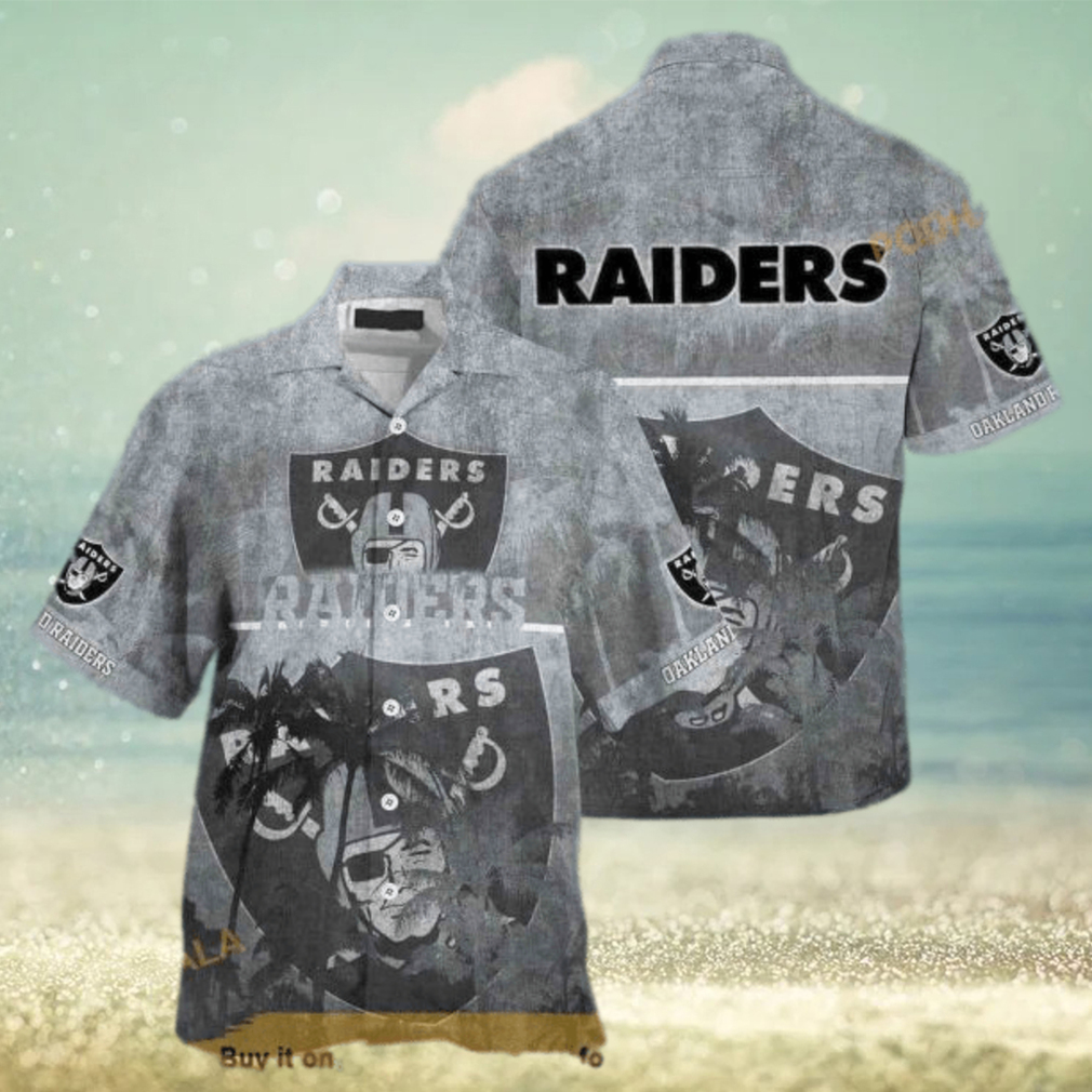 NFL Las Vegas Raiders Hawaiian Shirt Summer Beach Gift - Limotees