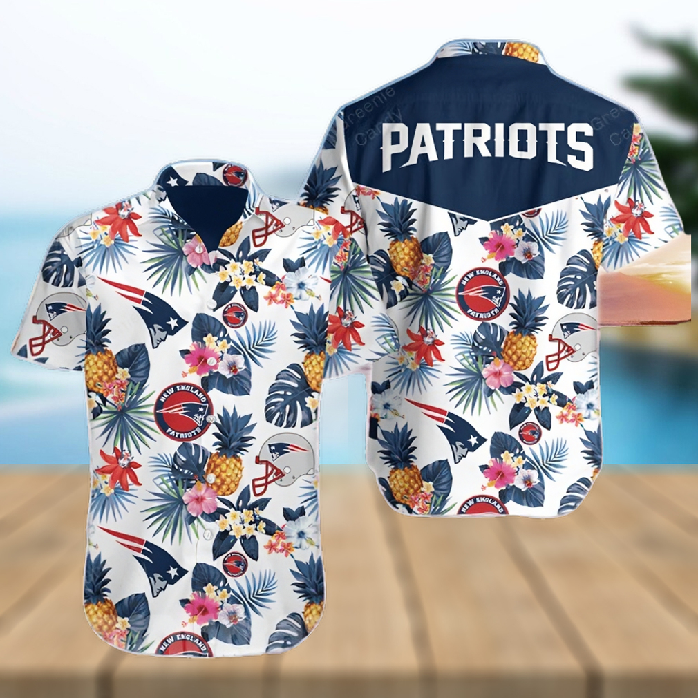 New England Patriots Floral All Over Print Unisex Hawaiian Shirt And Beach Short - Limotees