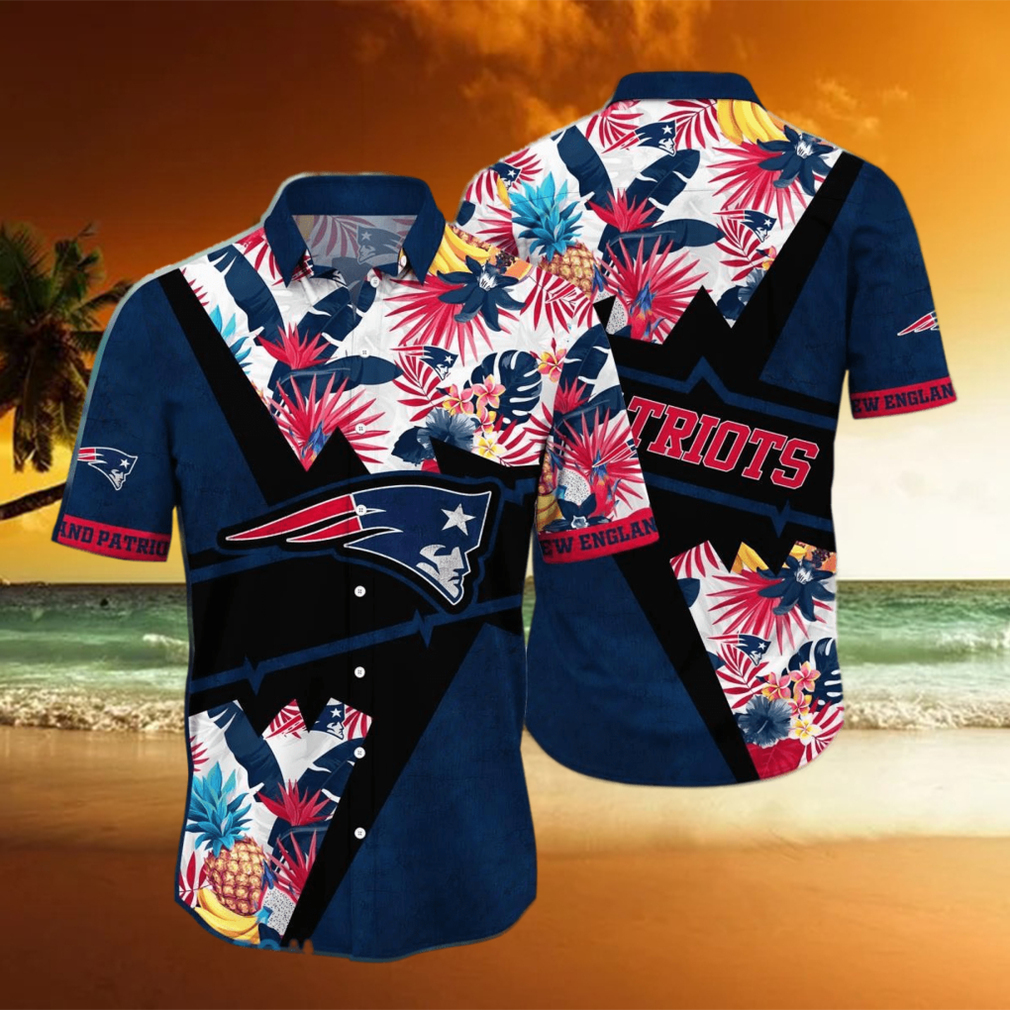 New England Patriots NFL Flower Hawaiian Shirt Gift For Men Women Fans hawaiian shirt - Limotees