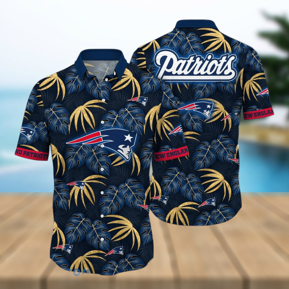 New England Patriots NFL Flower Hawaiian Shirt Impressive Gift For Fans - Limotees