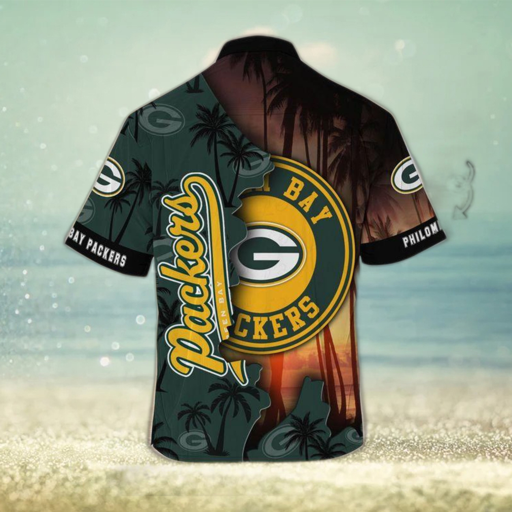 New Green Bay Packers Nfl Customized Summer Leobees 3D Awesome Hawaiian Shirt - Limotees