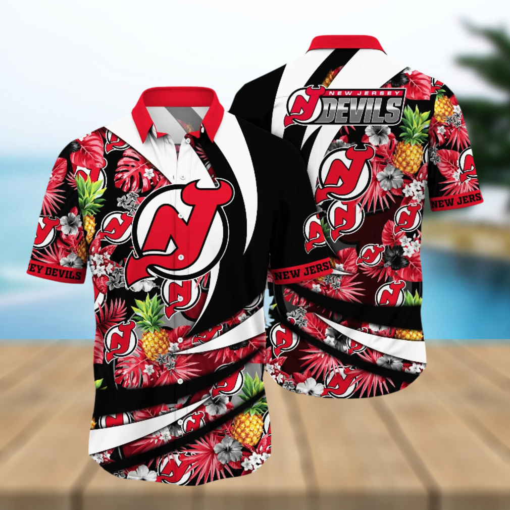 New Jersey Devils NHL Hawaiian Shirt Fireflies Ninety Minute Game Shirts - Limotees