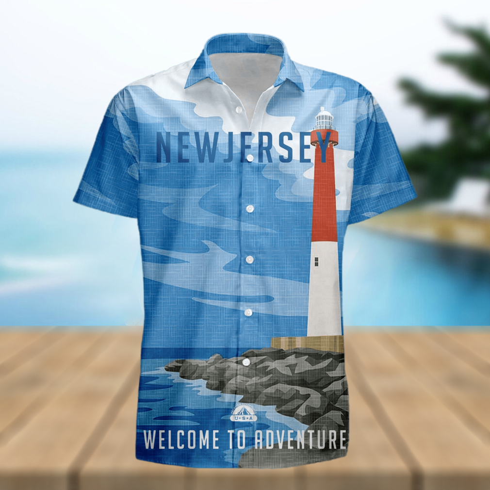 New Jersey Retro Style Travel Summer 3D Hawaiian Shirt Gift For Men And Women Fans - Limotees