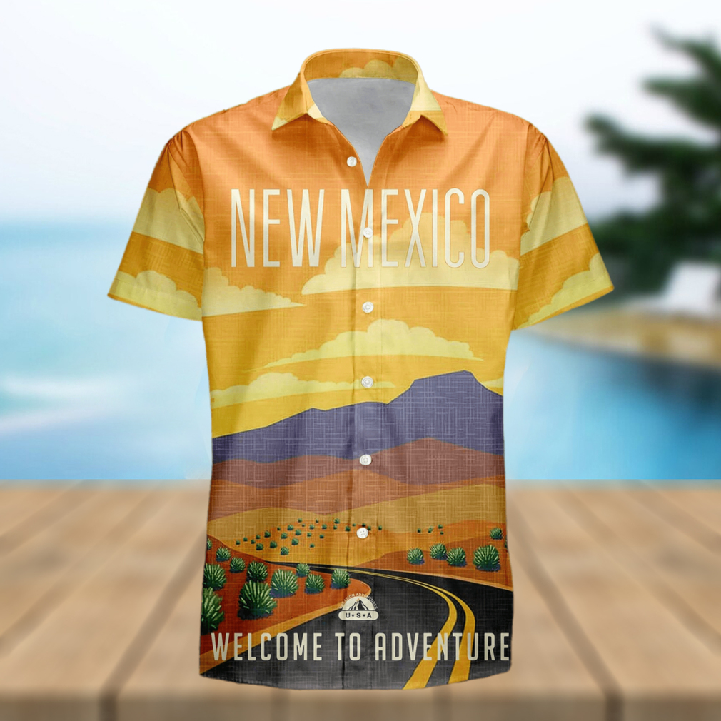 New Mexico Retro Style Travel Summer 3D Hawaiian Shirt Gift For Men And Women Fans - Limotees