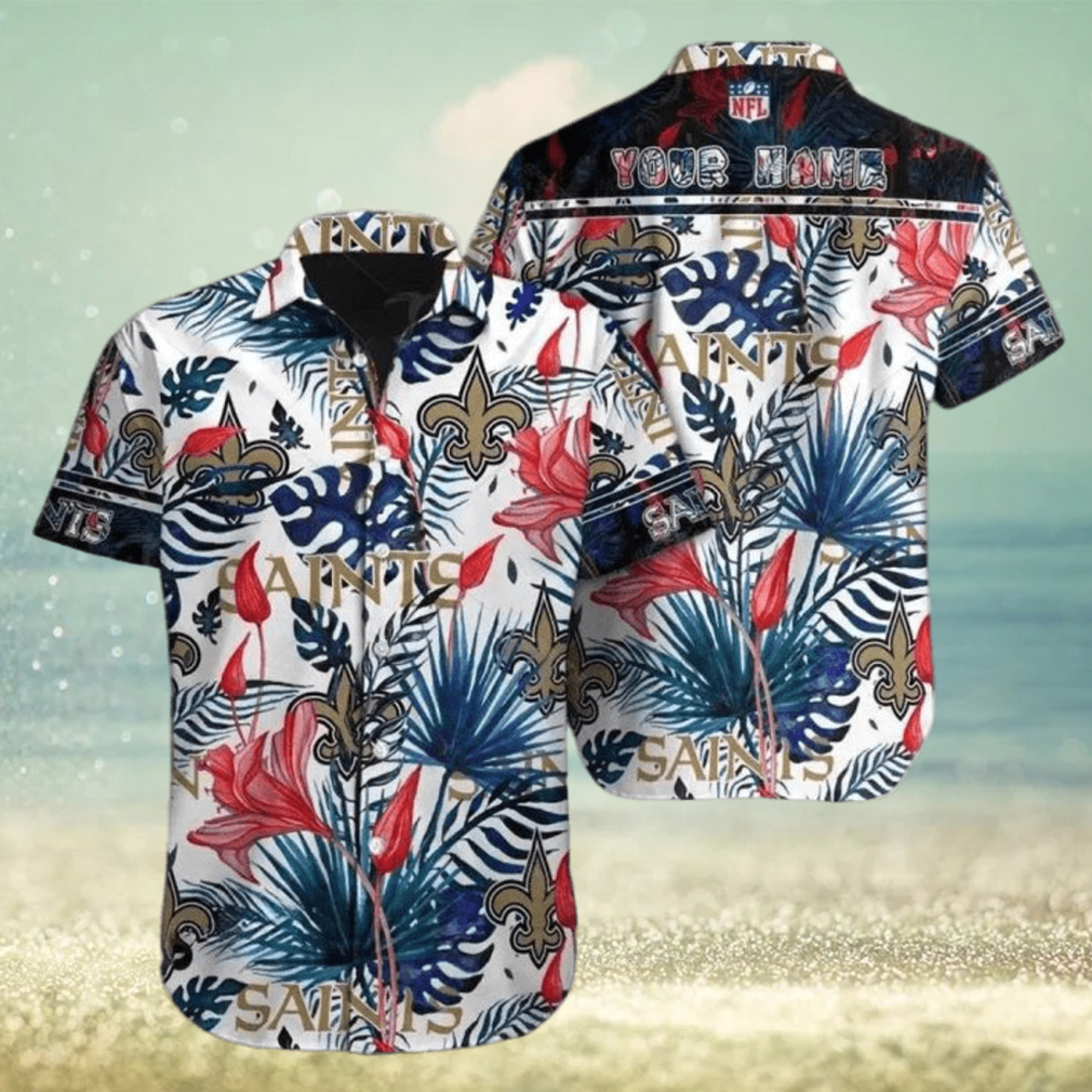 New Orleans Saints Hawaiian Shirt Nfl Football Personalized Outfit - Limotees