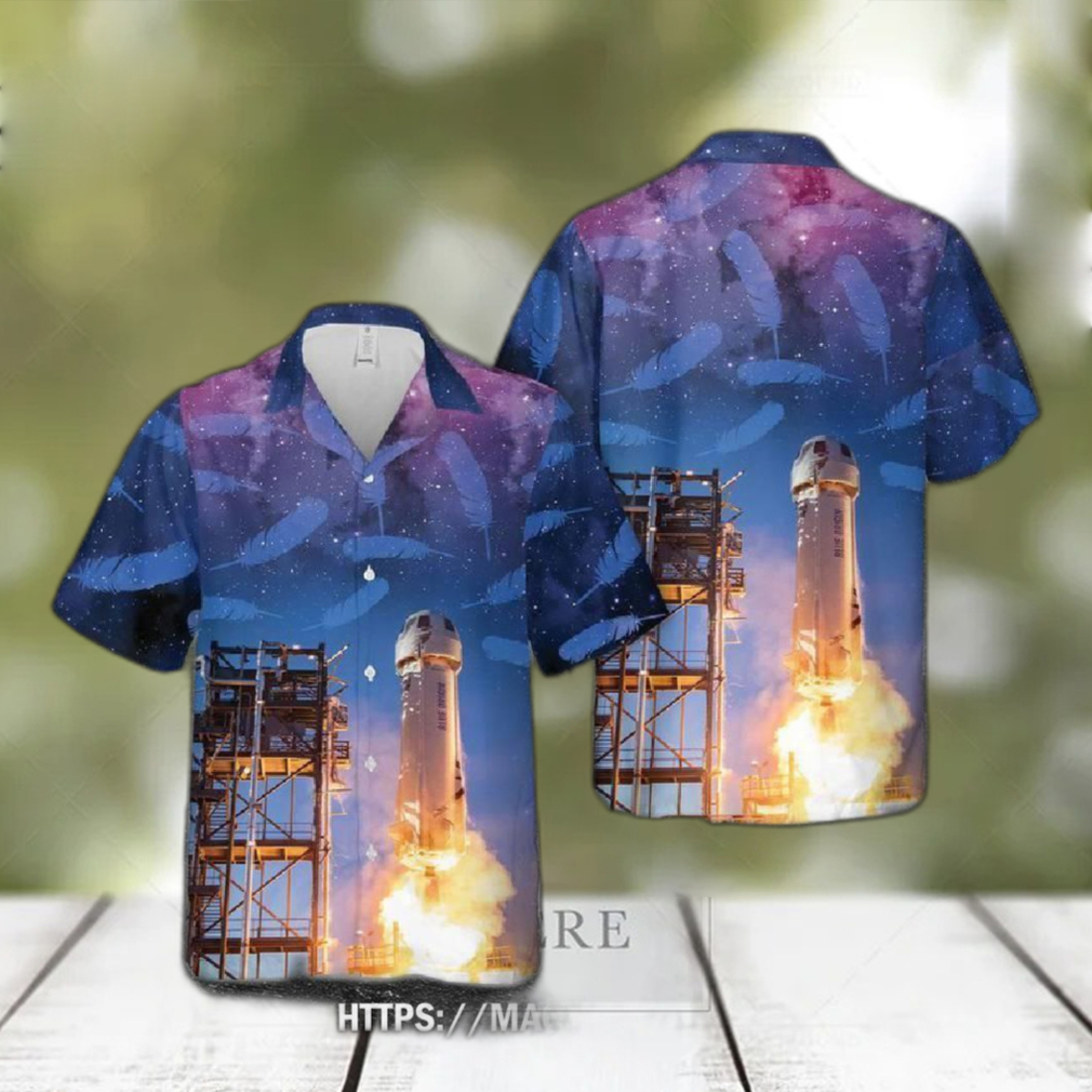 New Shepard Blue Origin Hawaiian Shirt - Limotees