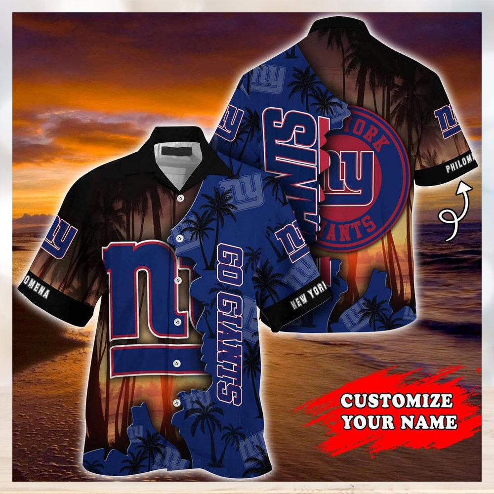 New York Giants NFL Customized Summer Hawaii Shirt For Sports Enthusiasts - Limotees