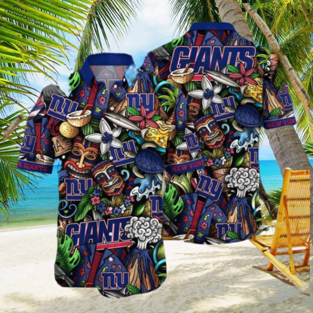 New York Giants NFL Flower Aloha Summer Hawaii Shirts - Limotees