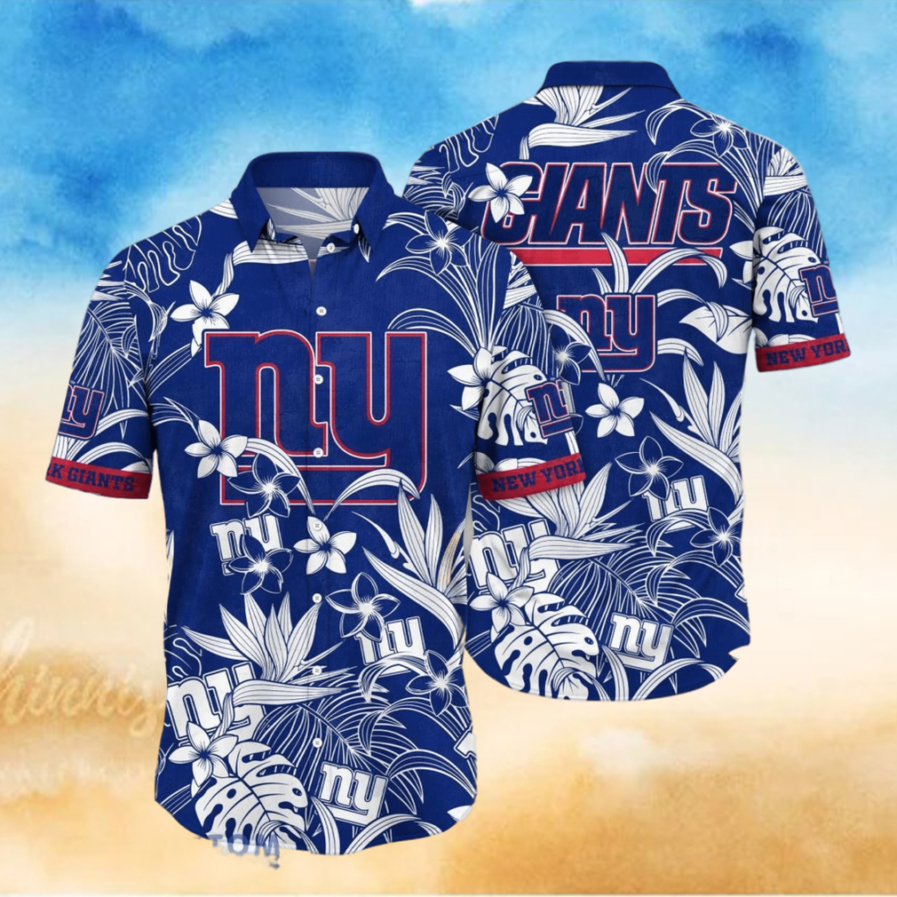 New York Giants NFL Flower Hawaiian Shirt For Men And Women Impressive Gift For Fans - Limotees