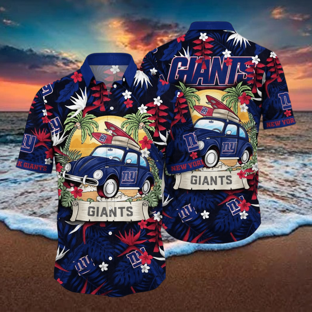 New York Giants NFL Flower Hawaiian Shirt For Men Women Unique Gift For Fans - Limotees