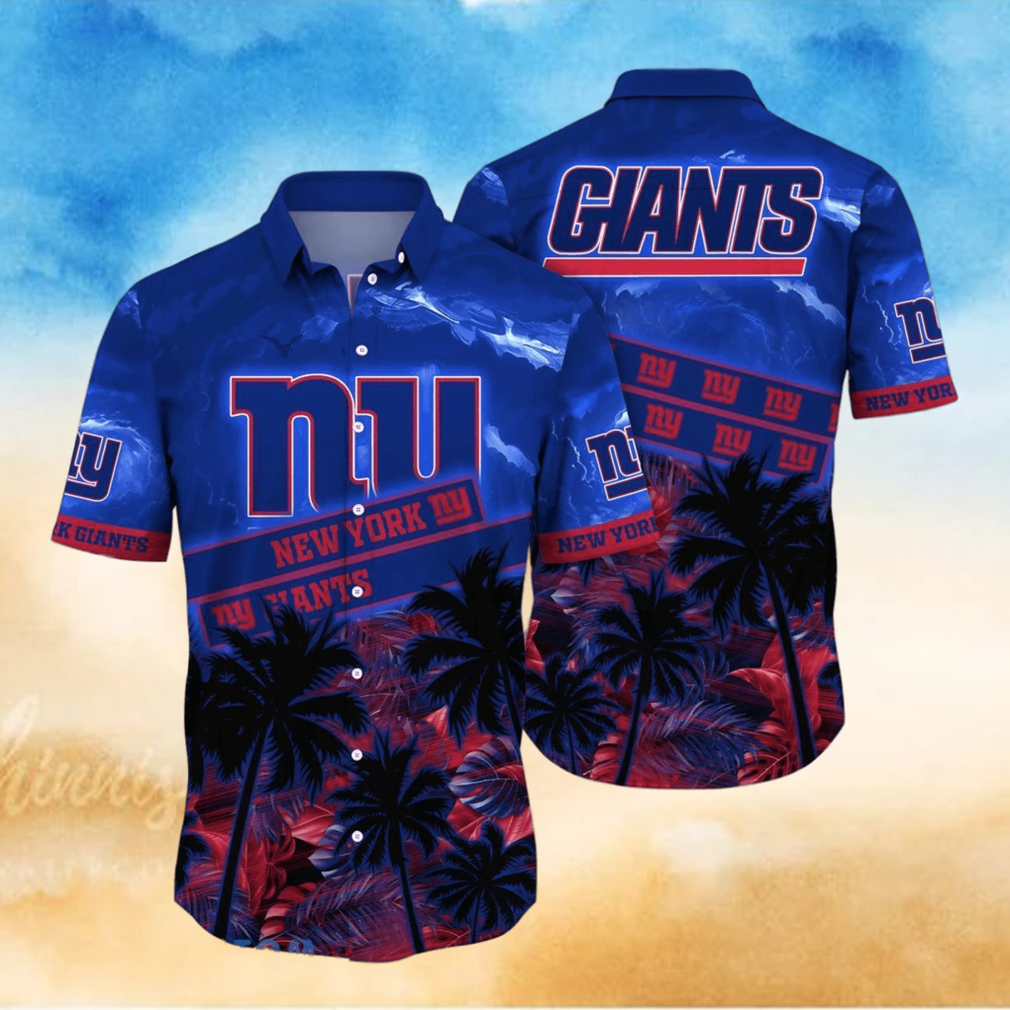 New York Giants NFL Flower Hawaiian Shirt Style Gift For Men Women Fans - Limotees