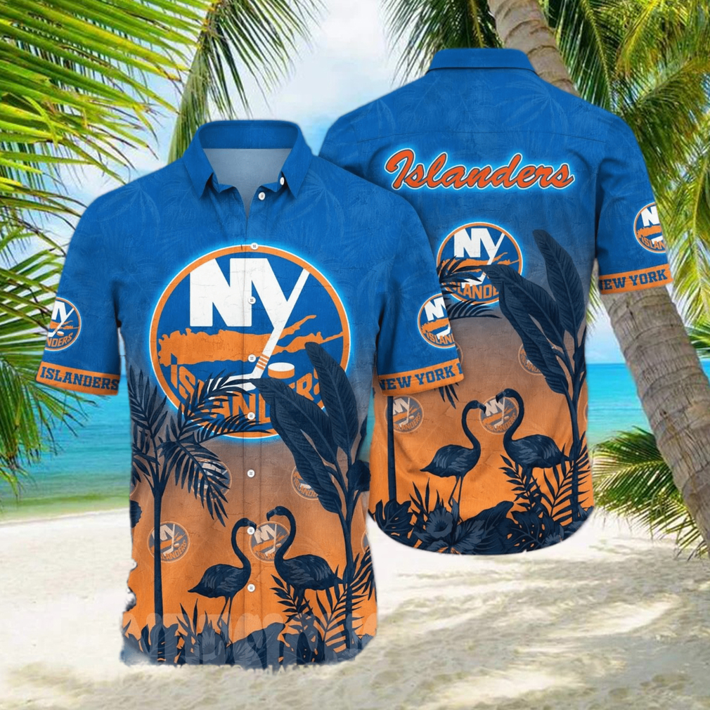 New York Islanders NHL Flower Classic Full Printing Hawaiian Shirt - Limotees