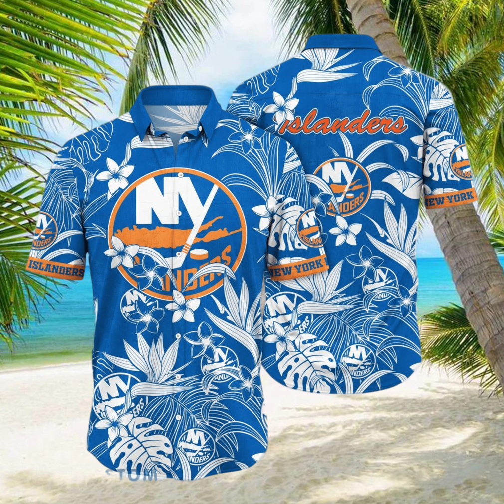 New York Islanders NHL Flower Hawaiian Shirt - Limotees