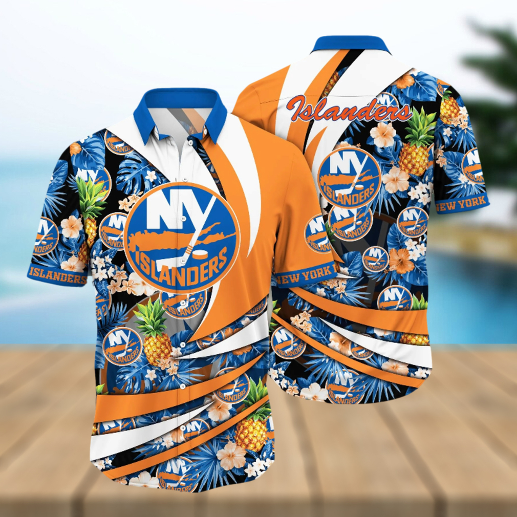 New York Islanders NHL Hawaiian Shirt Warm Days Aloha Shirt - Limotees