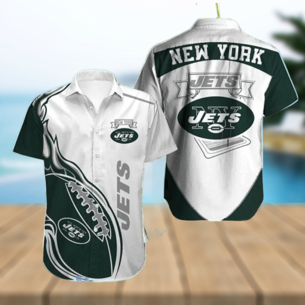 New York Jets Hawaiian Shirt Style Gift - Limotees